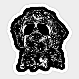 Funny Proud Doodle sunglasses cool dog Sticker